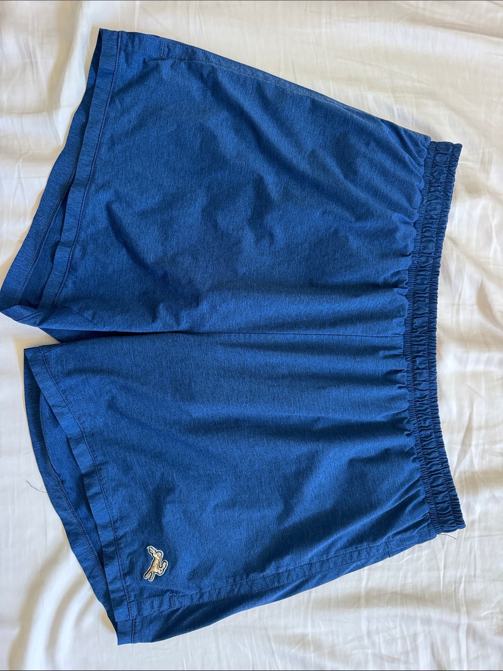 Tracksmith Men's Athletic Shorts in Deep Blue